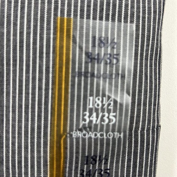 Men's NWT Croft & Barrow Broadcloth Classic Fit Dress Shirt - Picture 4 of 7